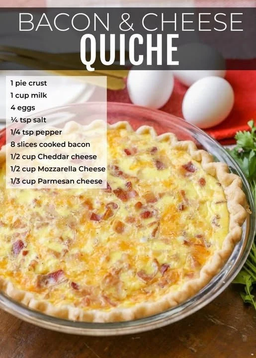 Bacon and Cheese Quiche