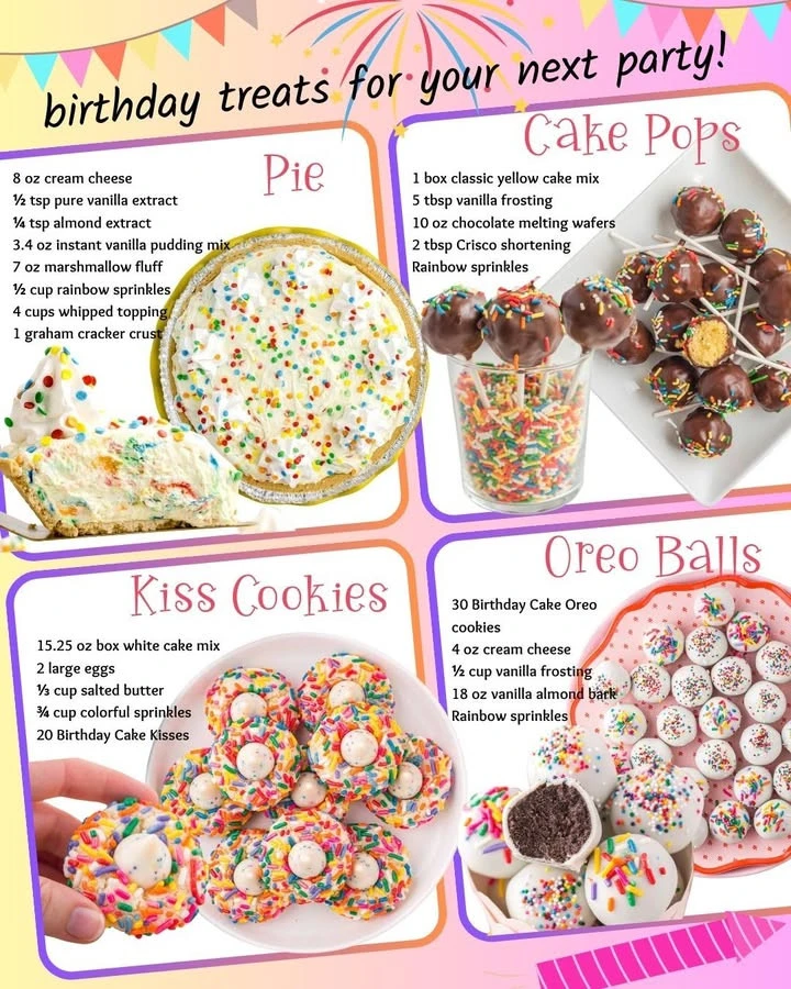 Delicious Birthday Pie ready to celebrate special occasions