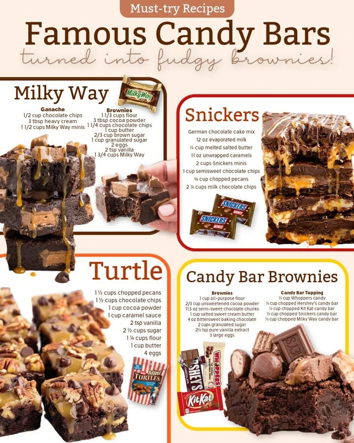 Candy Bar Brownies