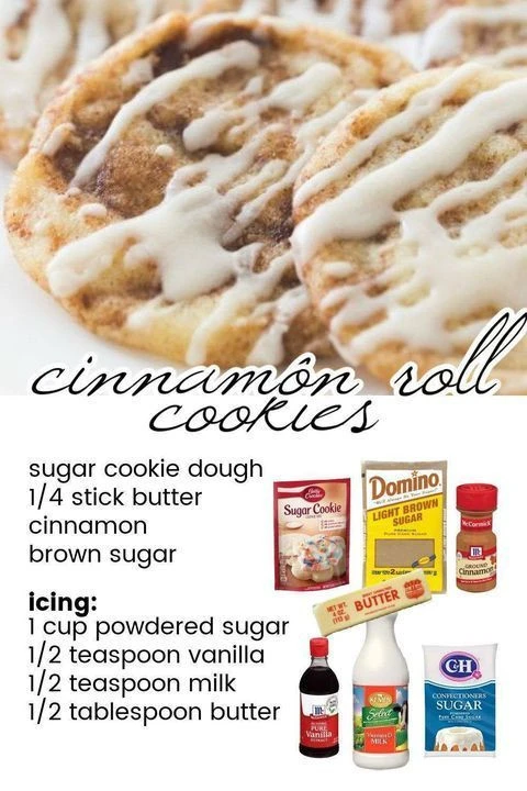 Cinnamon Roll Cookies