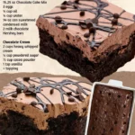 Delicious Death by Chocolate Poke Cake topped with rich chocolate frosting