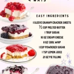 Delicious No Bake Cheesecake - 4 ways 2 Delicious No Bake Cheesecake - 4 ways
