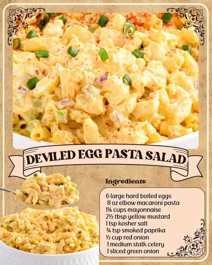 Deviled Egg Pasta Salad