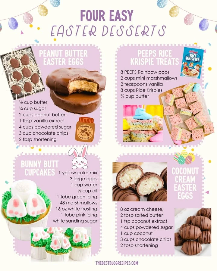 Four Easy Easter Desserts