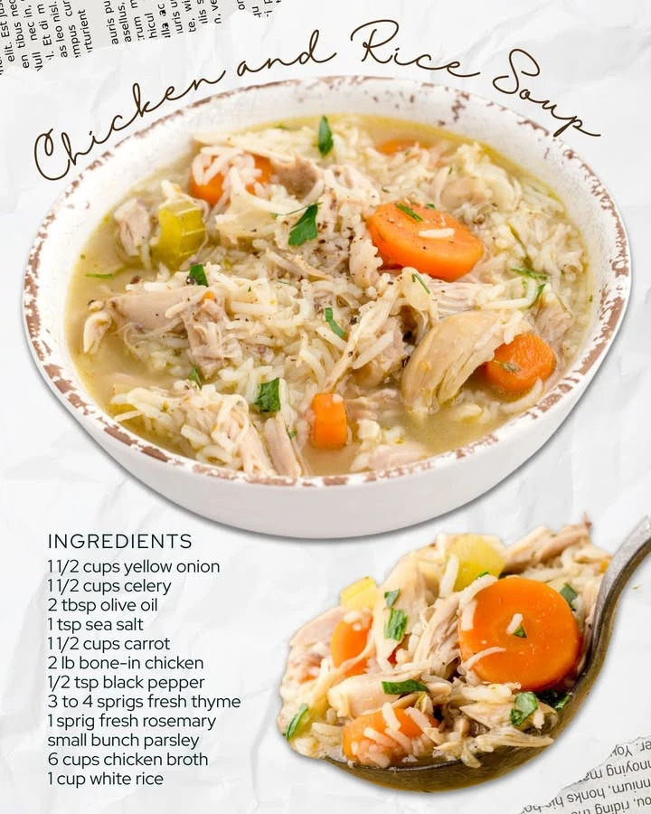 Homemade Chicken and Rice Soup