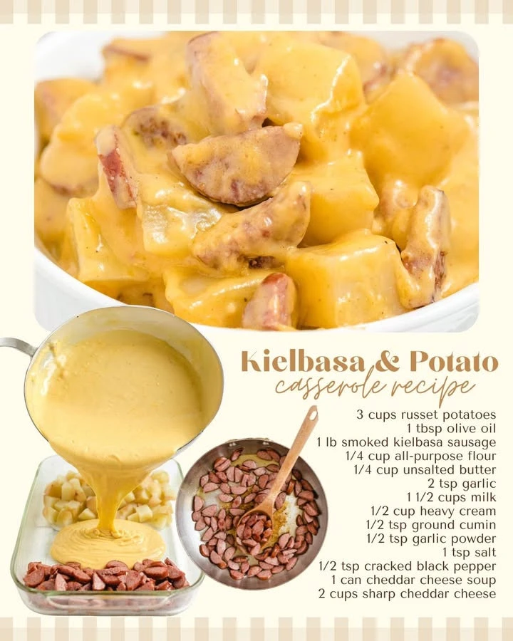 Kielbasa and Potato Casserole