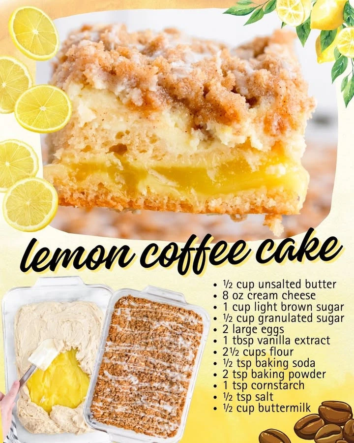 LEMON COFFEE CAKE
