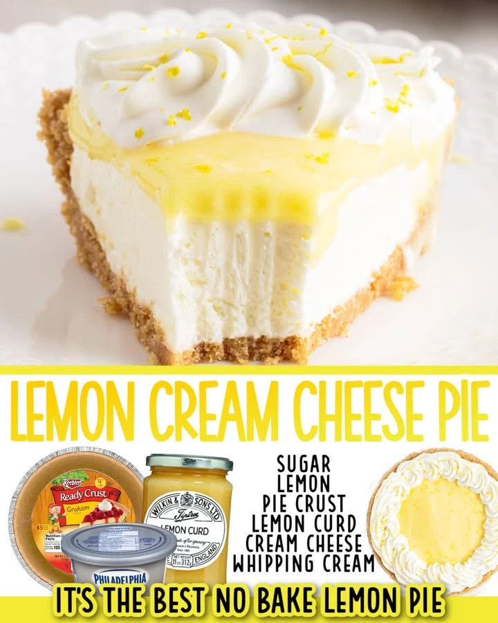 Lemon Cream Cheese Pie
