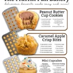 Delicious desserts from Muffin Pan Bakery showcased on a rustic table