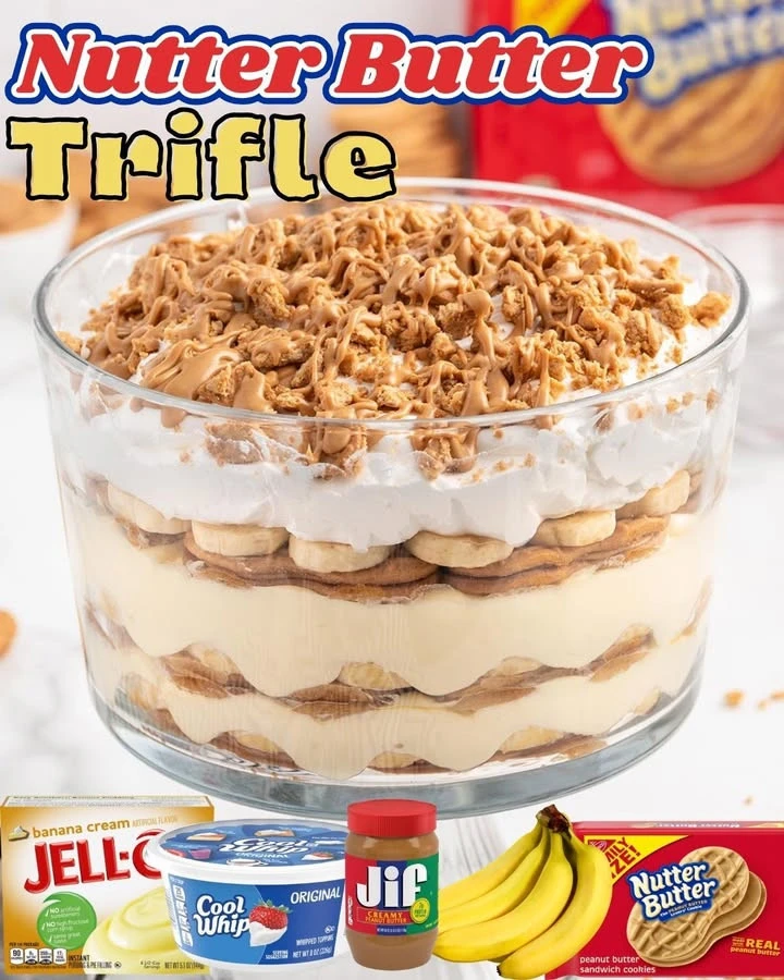 Nutter Butter Trifle