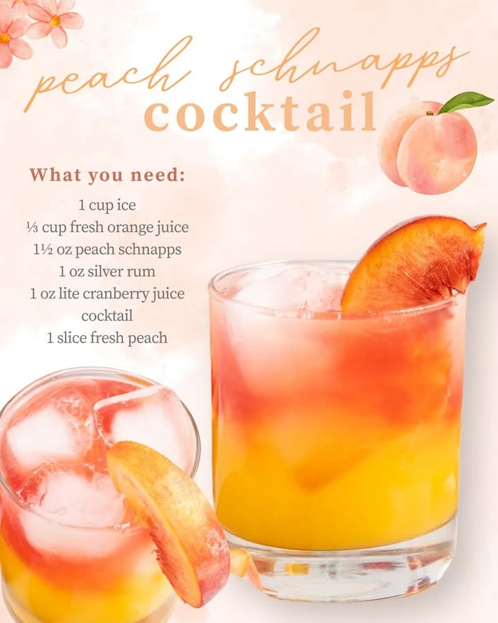 Peach Schnapps Cocktail
