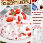 Strawberry Cheesecake Fluff 2 Strawberry Cheesecake Fluff