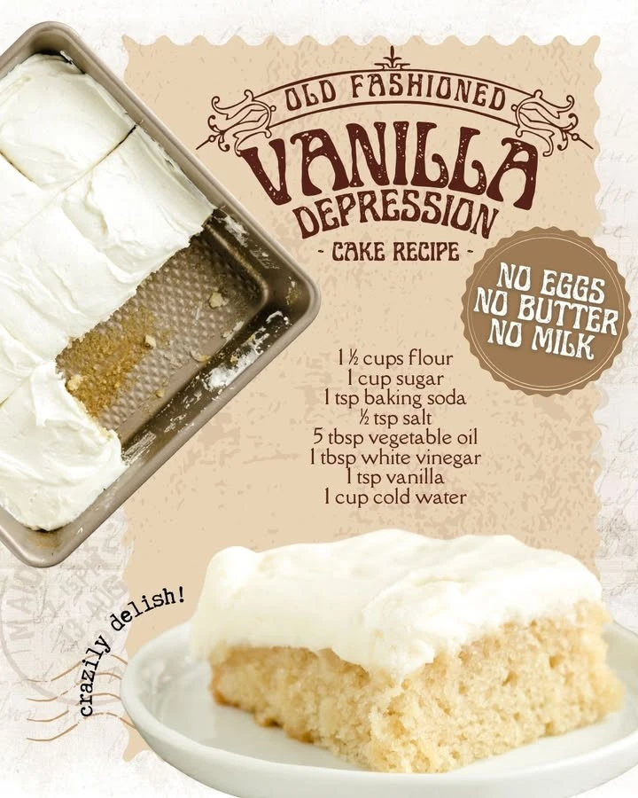 Vanilla Crazy Cake