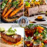 Lemon Herb Beef with Roasted Carrots on Toast