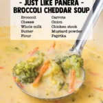 Broccoli Cheddar Soup 2 Broccoli Cheddar Soup