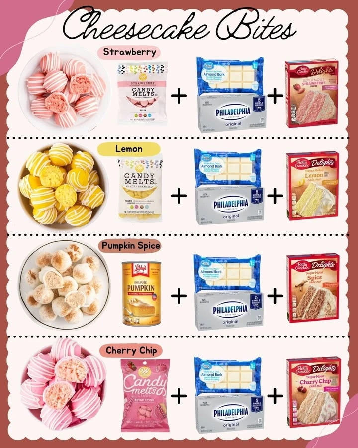 Delicious cheesecake bites arranged on a dessert platter