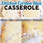 Chicken Cordon Bleu Casserole