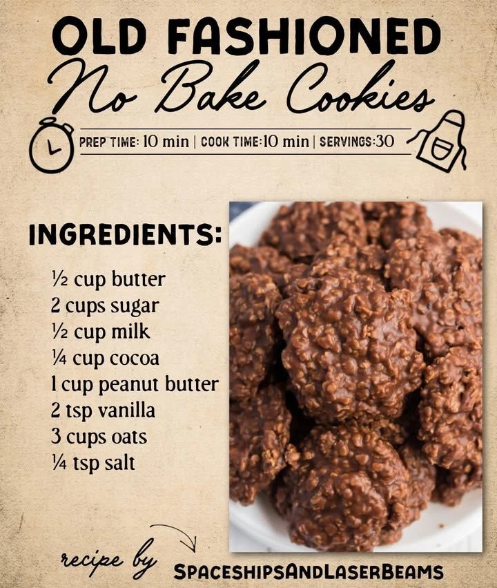 Delicious chocolate peanut butter no bake cookies on a plate