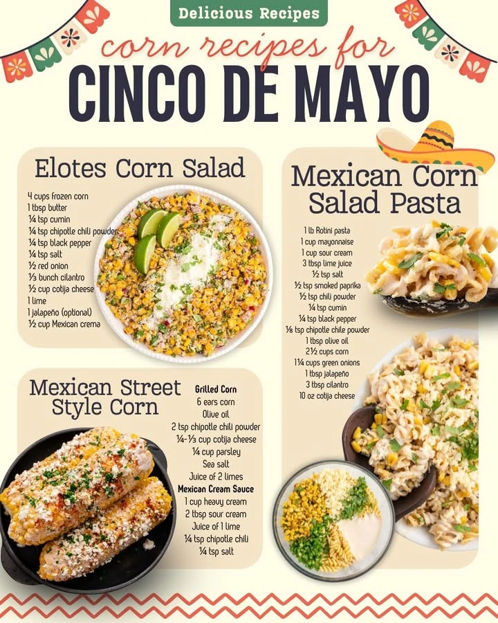 Variety of delicious corn recipes featuring fresh corn dishes.