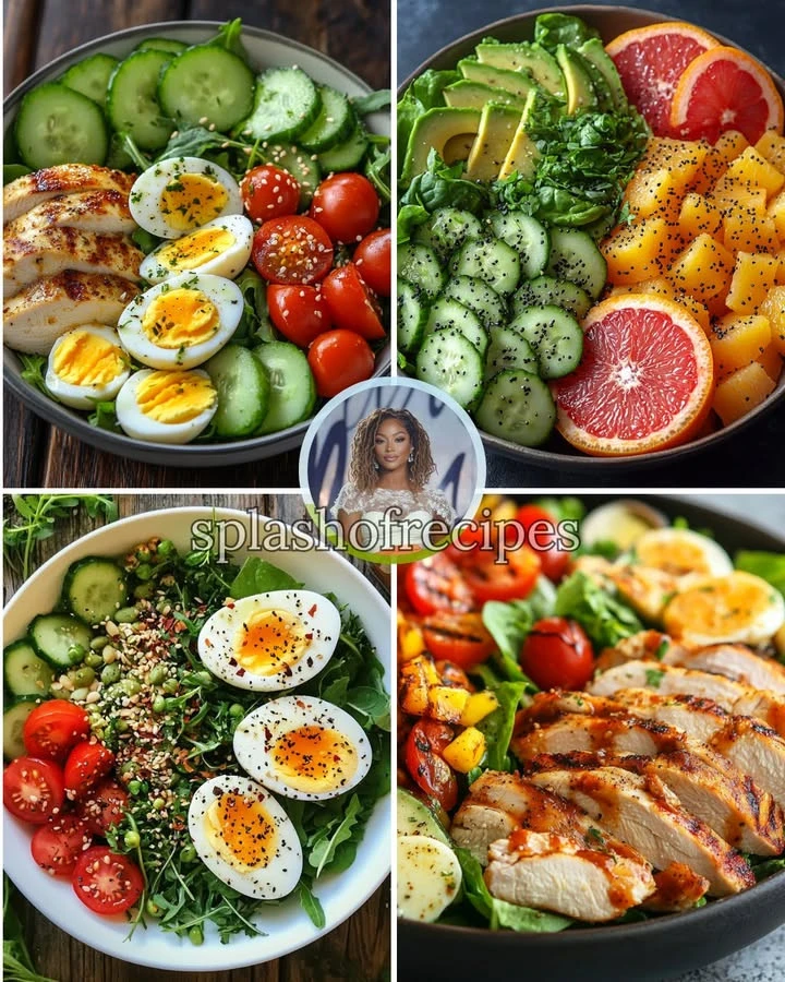 Delicious cucumber egg salad in a bowl garnished with herbs.