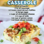 Easy Breakfast Casserole 2 Easy Breakfast Casserole