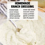 Homemade Ranch Dressing 2 Homemade Ranch Dressing
