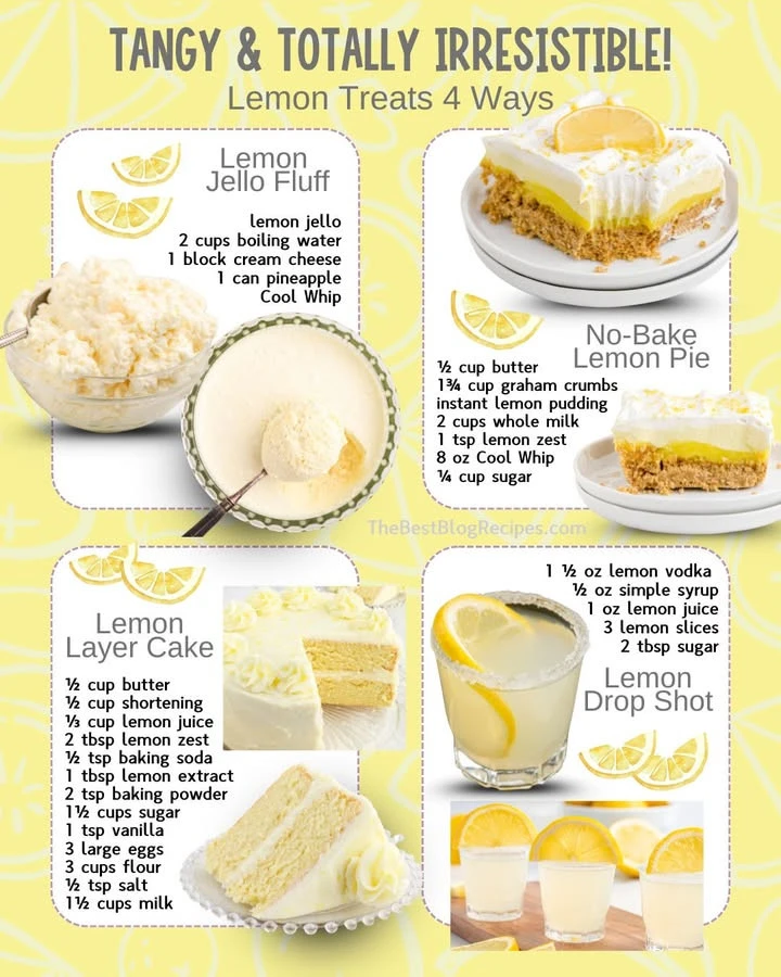 Delicious homemade lemon cake topped with fresh lemon slices