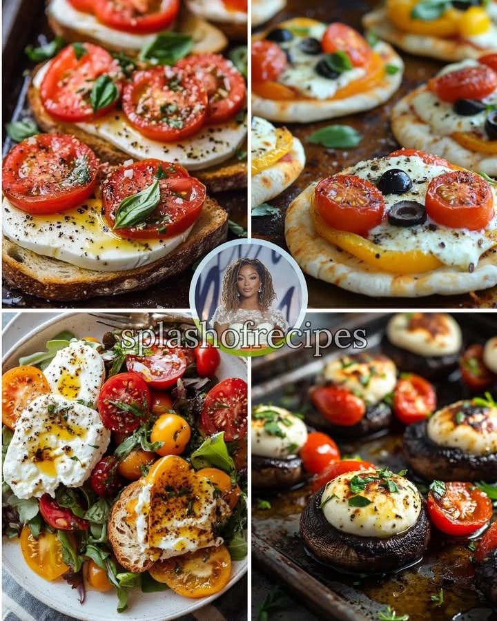 Delicious mozzarella toast topped with fresh tomatoes for a delightful meal