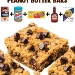 Oatmeal Chocolate Chip Peanut Butter Bars 2 Oatmeal Chocolate Chip Peanut Butter Bars