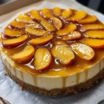 Peach Cobbler Cheesecake 2 Peach Cobbler Cheesecake