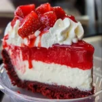 Red Velvet Strawberry Cheesecake 2 Red Velvet Strawberry Cheesecake