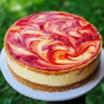 Strawberry Swirl Cheesecake 2 Strawberry Swirl Cheesecake