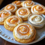 Sweet Potato Cheesecake Cookies with Cheesecake Dipping Sauce 2 Sweet Potato Cheesecake Cookies with Cheesecake Dipping Sauce