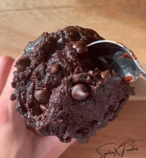 Delicious brownie batter ready for baking in just 5 minutes.