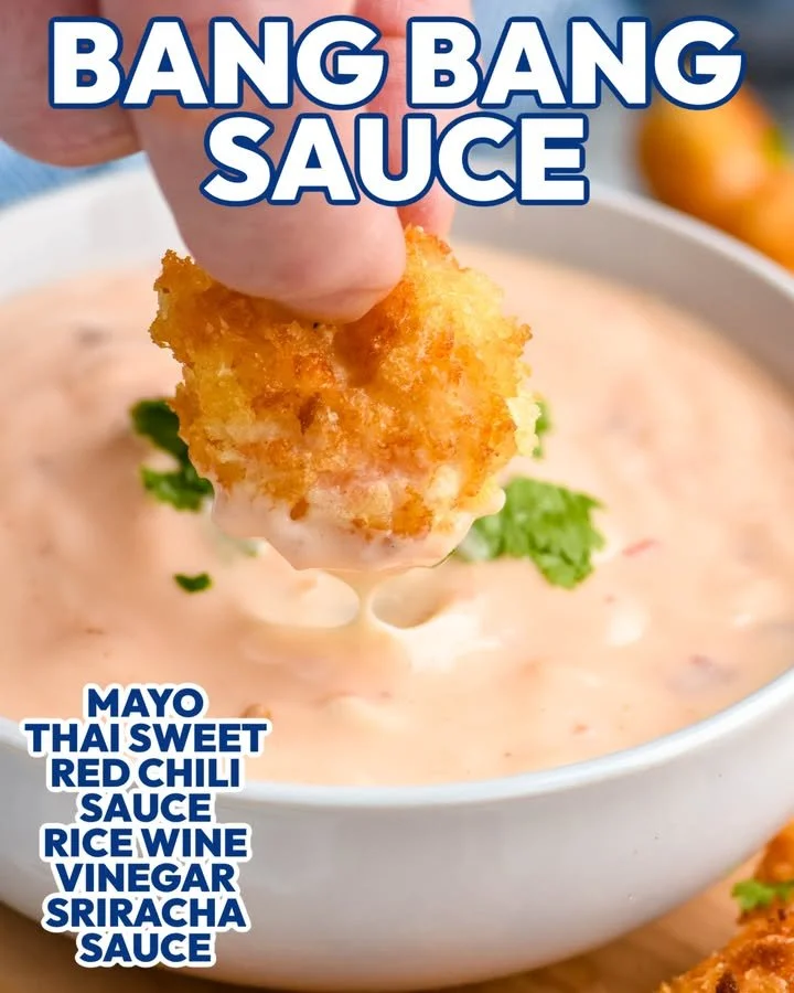Delicious Bang Bang Shrimp in a creamy, spicy sauce served as an appetizer.