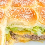 Tasty Big Mac Sliders served on a platter, ideal for gatherings and snacks.