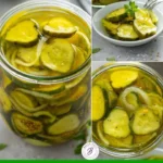 Homemade Bread and Butter Pickles in a jar
