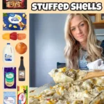 Cheesesteak stuffed shells filled with creamy cheese and savory steak