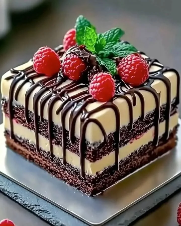 Delicious Choco Trifecta Mousse with layers of chocolate delights