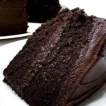 Delicious Chocolate Buttermilk Cake with chocolate frosting