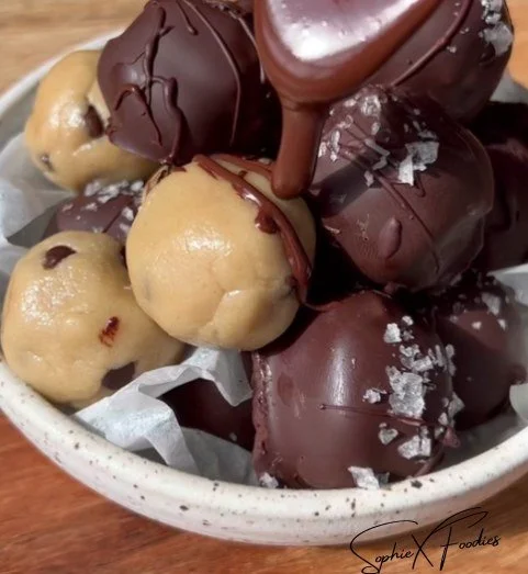Delicious cookie dough bites perfect for a sweet snack