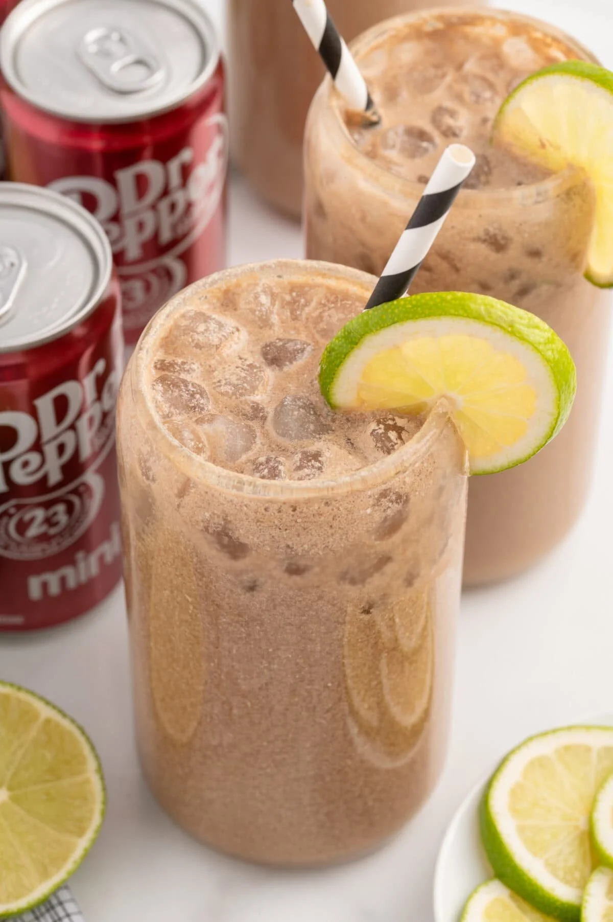 Delicious Dirty Dr Pepper drink recipe with vibrant colors and refreshing ingredients
