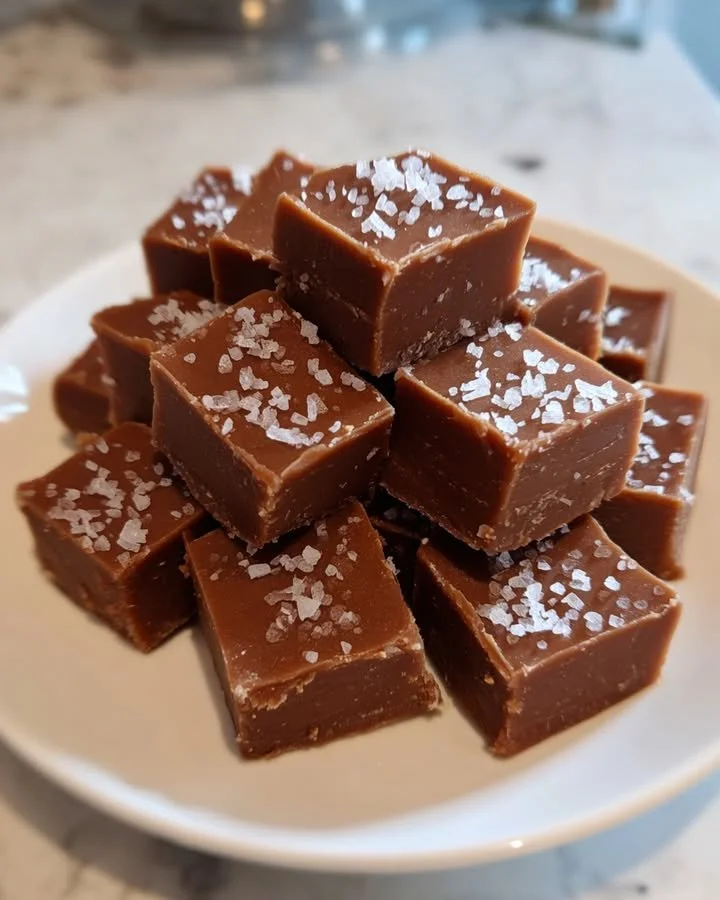 Delicious homemade fat burning fudge in a chocolate dish