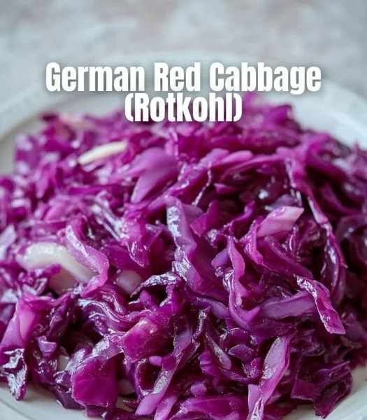 Fresh German Red Cabbage ready for cooking or salads