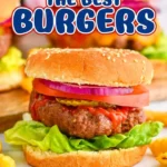 Delicious hamburger with fresh toppings and a perfectly grilled patty