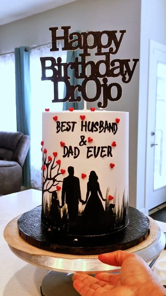Happy Father's Day celebration with greetings and gifts for dads