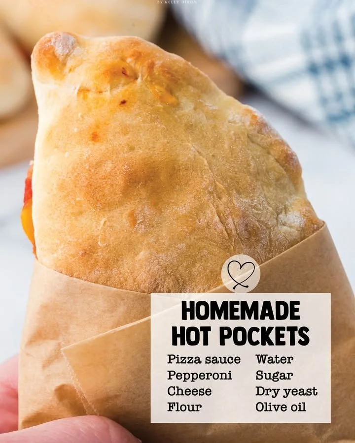 Homemade hot pockets filled with cheese and vegetables on a plate.
