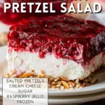 Colorful salad dessert with fruits, nuts, and creamy dressing