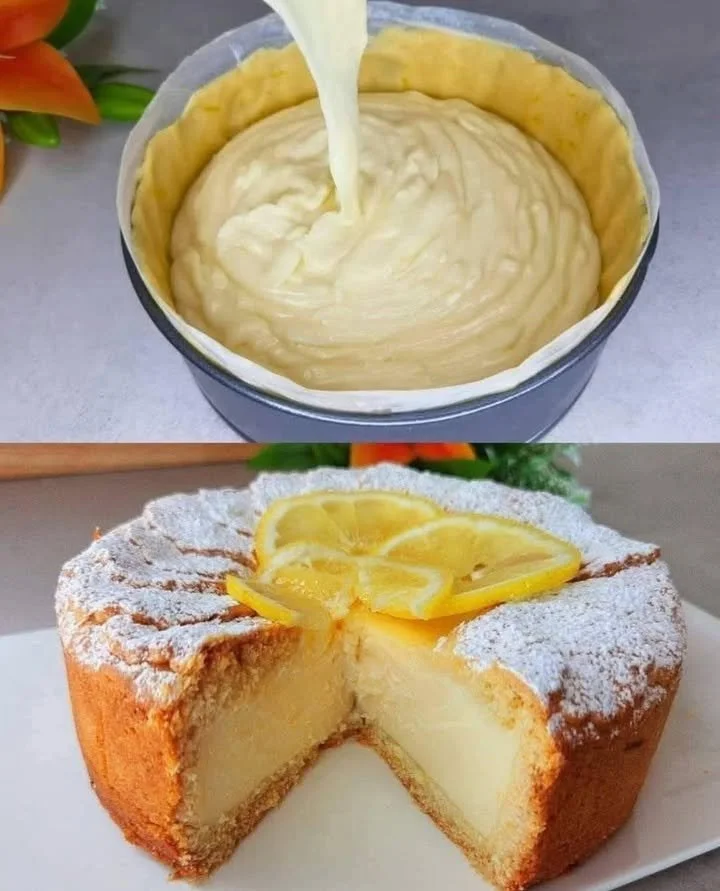 Delicious Italian Cake with layers of cream and fresh fruit