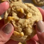 Delicious maple brown sugar chocolate chip cookies fresh from the oven